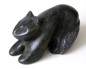 "Pouncing Cat II" - left front view